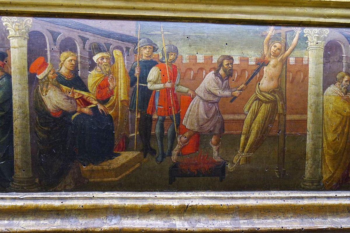 Kościół Santa Margherita, predella Kościół Dantego we Florencji