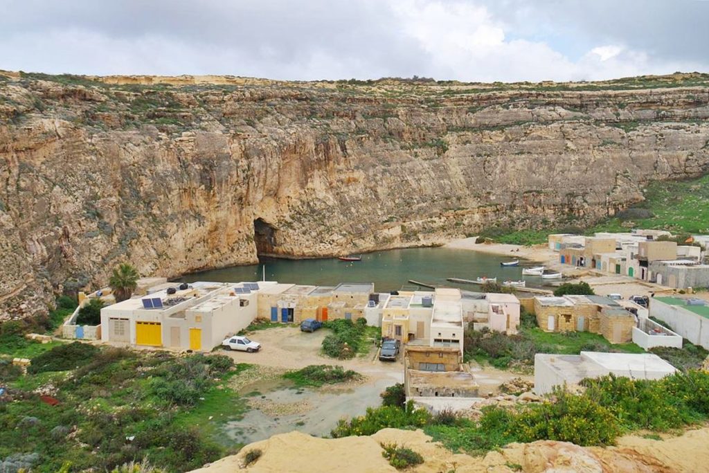 Inland Sea z góry, Gozo