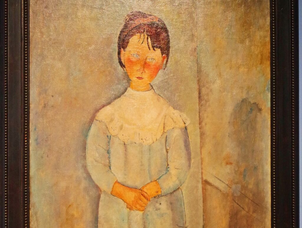 Modigliani, Dziewczynka w błękicie