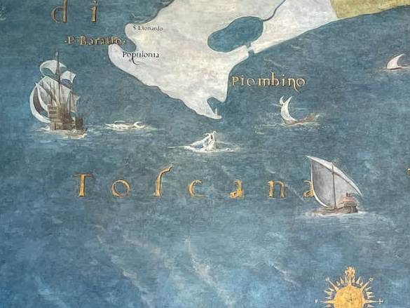 Galeria Uffizi, sala map