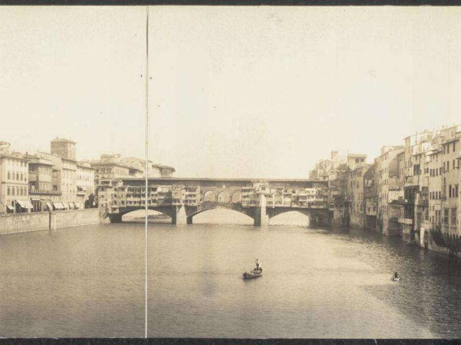 Ponte Vecchio w roku 1909, źródło Wikipedia