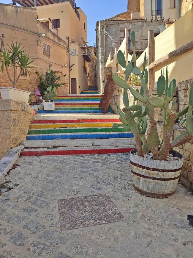 Agrigento, schodki